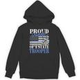 Proud Grandpa Of a State Trooper Police Officer Graduation Unisex Hoodie