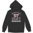 Proud Mom Of A 2021 Graduate Leopard Print Graduation Mama Unisex Hoodie