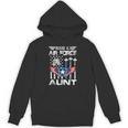 Proud US Air Force Aunt Flag Air Force Graduation Aunt Tee Unisex Hoodie