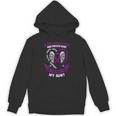 Purple In Memory Of Aunt Pancreatic Cancer Awareness Unisex Hoodie