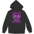 Purple In Memory Of Great Grandma Epilepsy Awareness Graphic Unisex Hoodie