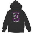 Purple In Memory Great Grandma Pancreatic Cancer Awareness Unisex Hoodie