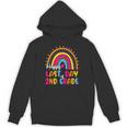 Rainbow Last Day Of 2nd Grade Teacher Student Graduation For Men Women Kids Unisex Hoodie