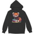 Red Panda Books Lover Reading Bookworm Unisex Hoodie