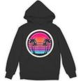 Retro 80s Synthwave Sunset & Palm Trees Retro Nostalgia 80s Unisex Hoodie Retro 80s Synthwave Sunset & Palm Trees Retro Nostalgia 80s Unisex Hoodie