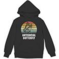 Retro Antisocial Butterfly Shirt For Introverts Unisex Hoodie