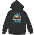 Retro Bearded Dragon Introvert For Lizard Lovers Unisex Hoodie
