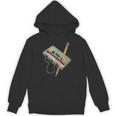 Retro Cassette And Pencil 80s 90s Nostalgia Music Lover Unisex Hoodie