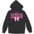 Retro Senior 2026 Class Of 2026 Coquette Pink Bow Graduation Unisex Hoodie