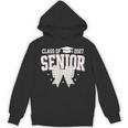 Retro Senior 2027 Girl Coquette Bow Class Of 2027 Graduation Unisex Hoodie