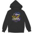 Ribbon Bladder Cancer Angel Support Memory Unisex Hoodie
