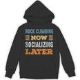 Rock Climbing Now Minimal Socializing Introvert Vintage Unisex Hoodie Rock Climbing Now Minimal Socializing Introvert Vintage Unisex Hoodie