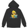 Rubber Duck Reading Book Reader Books Rubber Duckie Unisex Hoodie