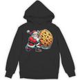 Santa Holding Cookie Xmas Baker Introvert Christmas Unisex Hoodie