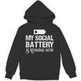 Sarcastic Anti Low Social Battery Social Introvert Unisex Hoodie Sarcastic Anti Low Social Battery Social Introvert Unisex Hoodie