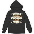 Sarcastic For Deep Thinkers Introverts Groovy Unisex Hoodie
