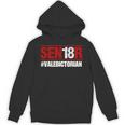 Senior 2018 Valedictorian School Colors Graduation Unisex Hoodie
