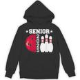 Senior 2025 Bowling Player Class Of 2025 Graduation Seniors Unisex Hoodie