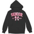 Senior 2026 Coquette Pink Bow Class Of 2026 Graduation Girls Unisex Hoodie