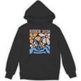 Senior 2026 Retro Groovy Flowers Graduation Unisex Hoodie