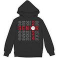 Senior Class Of 2024 Graduation 2024 Maroon Basketball Unisex Hoodie