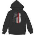 Senior Class Of 2026 Patriotic American USA Flag Graduation Unisex Hoodie
