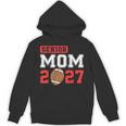 Senior Football Mom 2027 Team Class Of 2027 Graduation Mom Unisex Hoodie