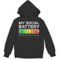 Social Battery Low Energy Antisocial Introvert Unisex Hoodie Social Battery Low Energy Antisocial Introvert Unisex Hoodie