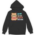 Stay Home Read Books Pet My Cat Regret Nothing Cats Book Unisex Hoodie