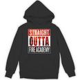 Straight Outta Fire AcademyShirt Firefighter Graduation Unisex Hoodie