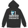 I Survived Kindergarten Graduation Kids Owl Grad Unisex Hoodie
