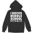 I Survived Middle School Class Of 2018 Graduation Unisex Hoodie