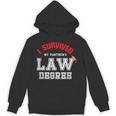 I Survived My Partner's Law Degree Graduation Shirt Unisex Hoodie
