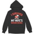 I Survived My Wife's Nursing Degree Rn Graduation Nurse Unisex Hoodie