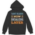 Tarot Reading Now Minimal Socializing Introvert Vintage Unisex Hoodie