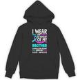 Teal & Purple In Memory Of My Brother Suicide Prevention Unisex Hoodie