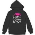 Two Degrees Hotter Graduation 2025 Diploma College Masters Unisex Hoodie