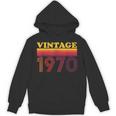 Vintage 1970 Retro Style 70's Born Nostalgia Vibes Birthday Unisex Hoodie