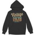 Vintage 1978 Retro Year Groovy 70s For Dad Nostalgia Unisex Hoodie