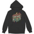 Vintage 1980 Retro Badge Decade Nostalgia Graphic Emblem Unisex Hoodie