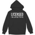 Vintage Licensed Injector Graduation Licensed Nurse Injector Unisex Hoodie
