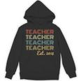Vintage Teacher Established 2018 Graduation Men Unisex Hoodie