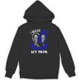 I Wear Blue In Memory Of Papa Colon Cancer Awareness Shirts Unisex Hoodie I Wear Blue In Memory Of Papa Colon Cancer Awareness Shirts Unisex Hoodie