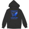 I Wear Blue In Memory For My Son Colon Cancer Awareness Unisex Hoodie
