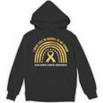 I Wear Gold In Memory Of My Cousin Unisex Hoodie