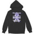 I Wear Periwinkle In Memory Of My Husband Stomach Cancer Unisex Hoodie