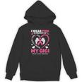 I Wear Pink In Memory Of My Gigi Breast Cancer Awareness Unisex Hoodie