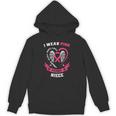 I Wear Pink In Memory Of Niece Breast Cancer Shirts Tshirt Unisex Hoodie