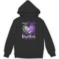 I Wear Purple In Memory Of My Brother Overdose Awareness Unisex Hoodie I Wear Purple In Memory Of My Brother Overdose Awareness Unisex Hoodie