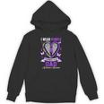I Wear Purple In Memory Of My Dad Alzheimer's Awareness Unisex Hoodie